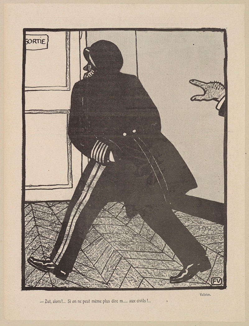 Félix Vallotton - Zut, alors!… Si on ne peul méme plus dire m….aux civils!