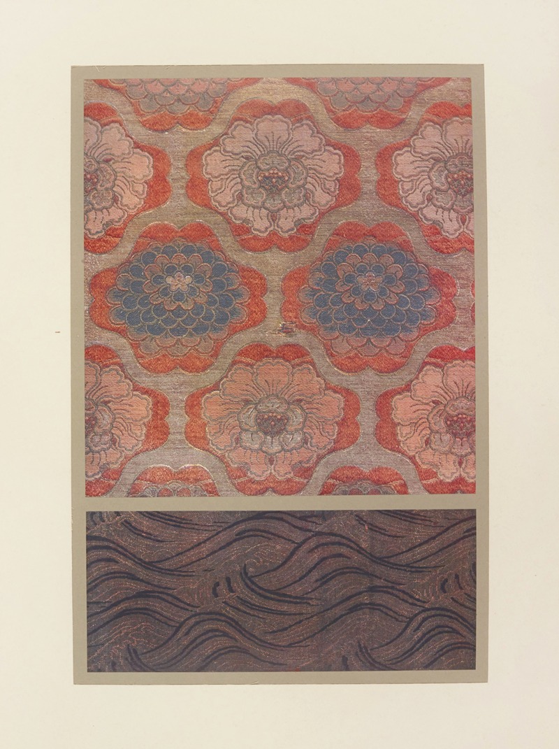 Maurice Pillard Verneuil - Fleurs stylisées ; vagues