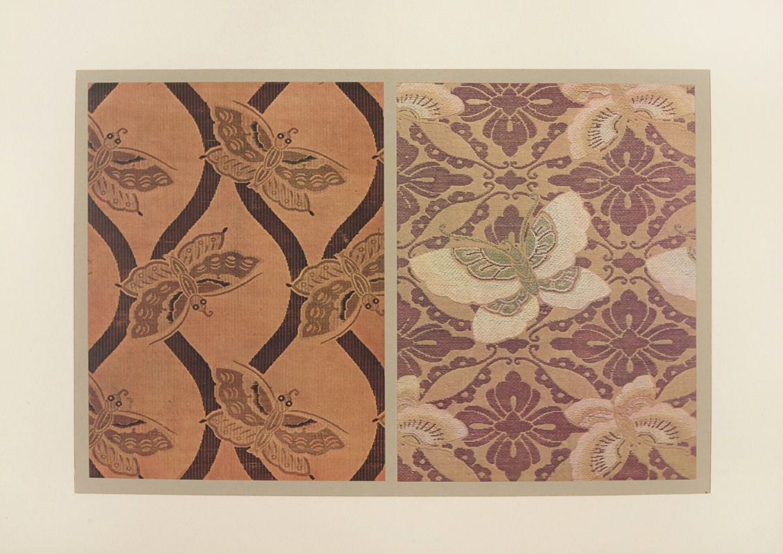 Maurice Pillard Verneuil - Papillons ; papillons et ornements