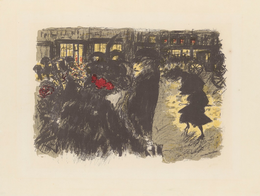 Pierre Bonnard - Place le soir
