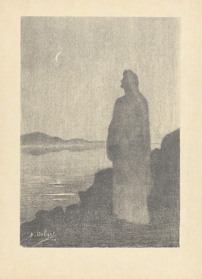 Alphonse Osbert - Rêverie dans la nuit