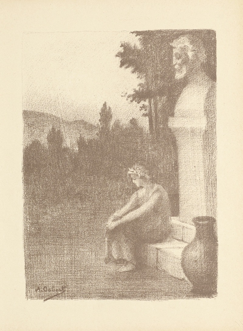 Alphonse Osbert - Illustration pour La jarre couronnée de Marcel Schwob