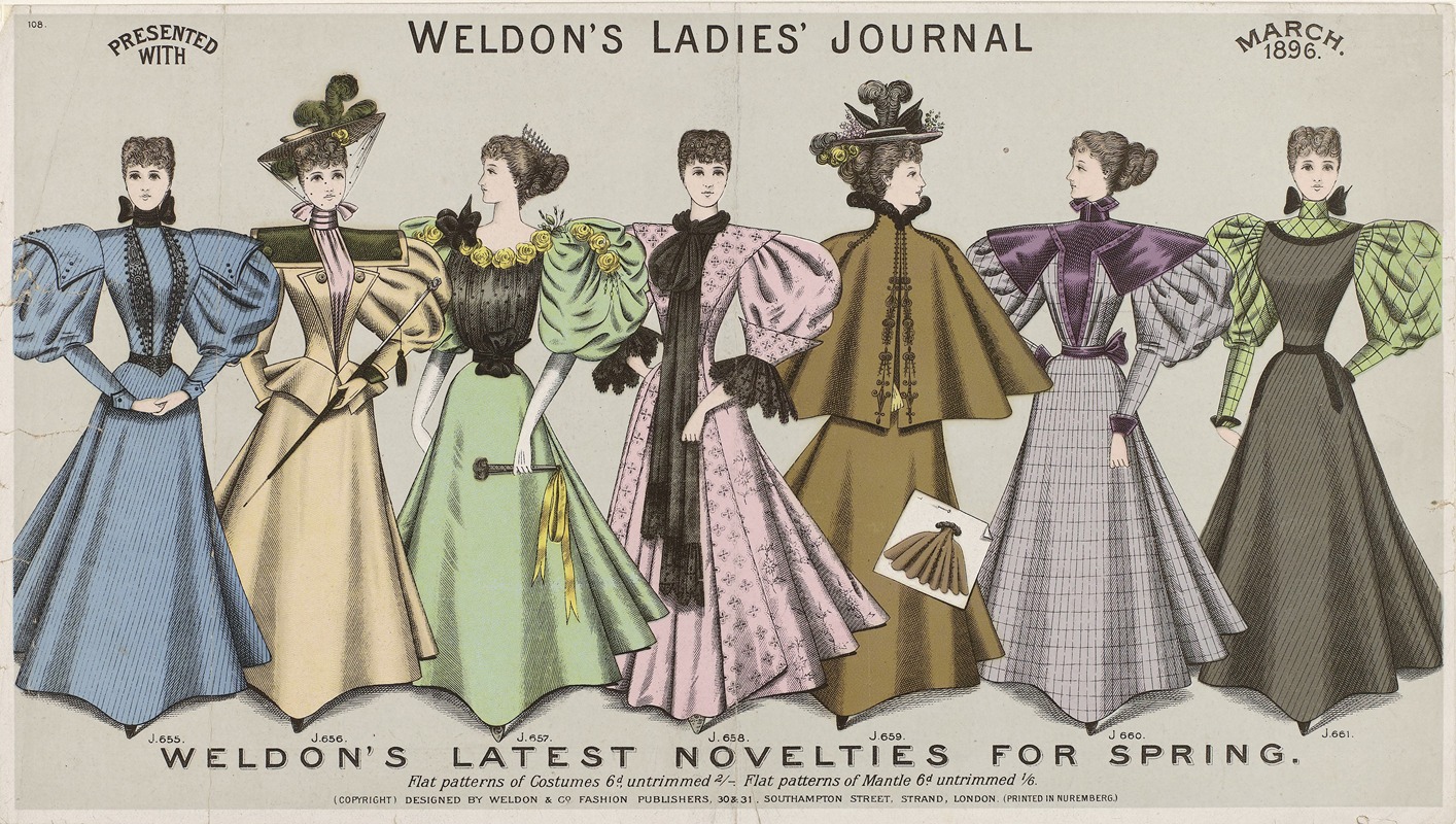 Anonymous - Weldon’s Ladies’ Journal, march