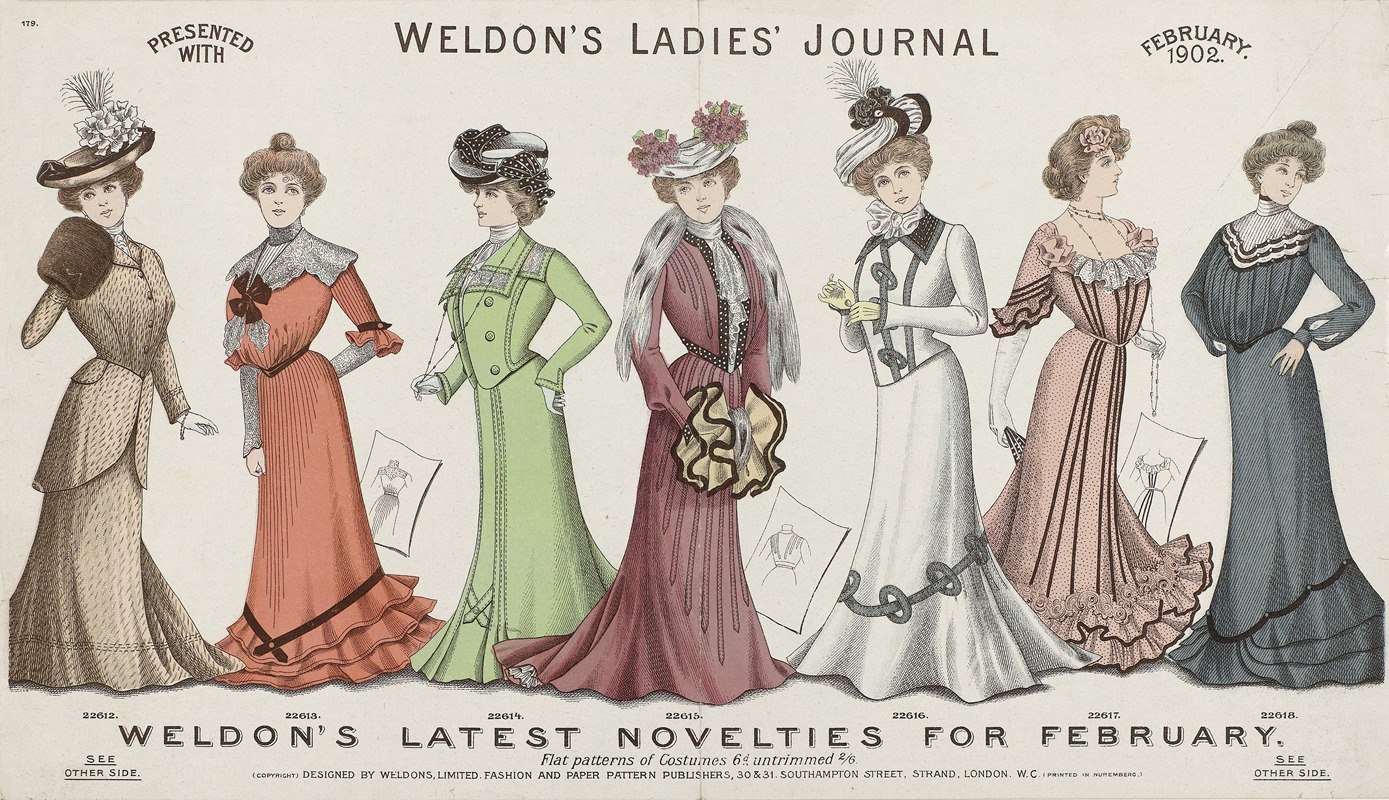 Anonymous - Weldon’s Ladies’Journal, february