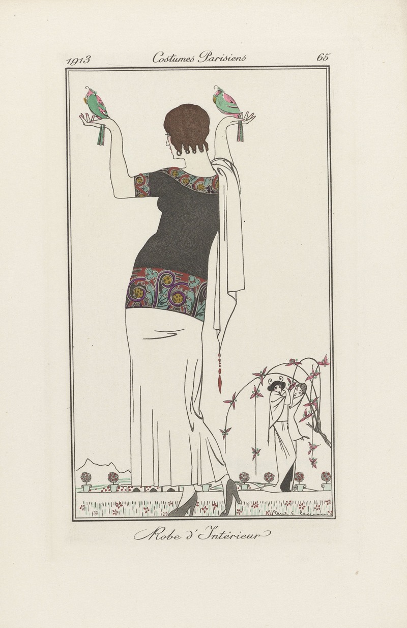 Anonymous - Journal des Dames et des Modes – Robe d’Intérieur
