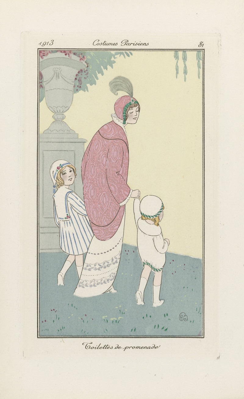 Anonymous - Journal des Dames et des Modes – Toilettes de promenade
