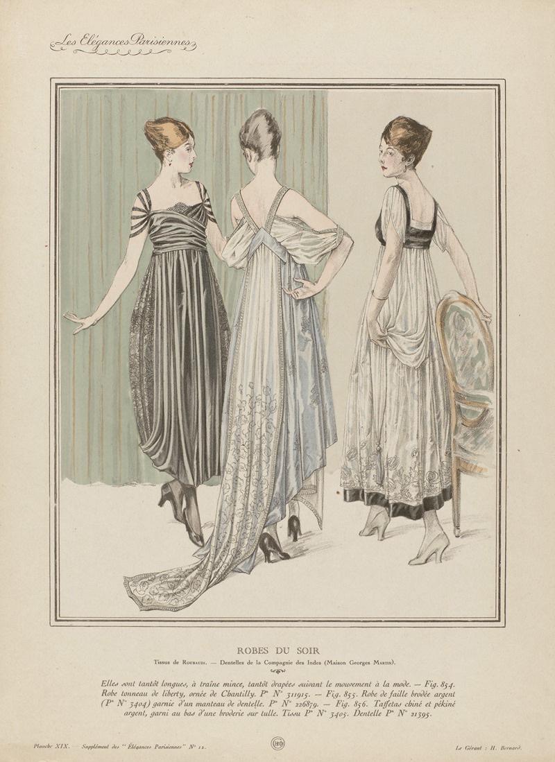 Anonymous - Les Élégances Parisiennes – ROBES DU SOIR