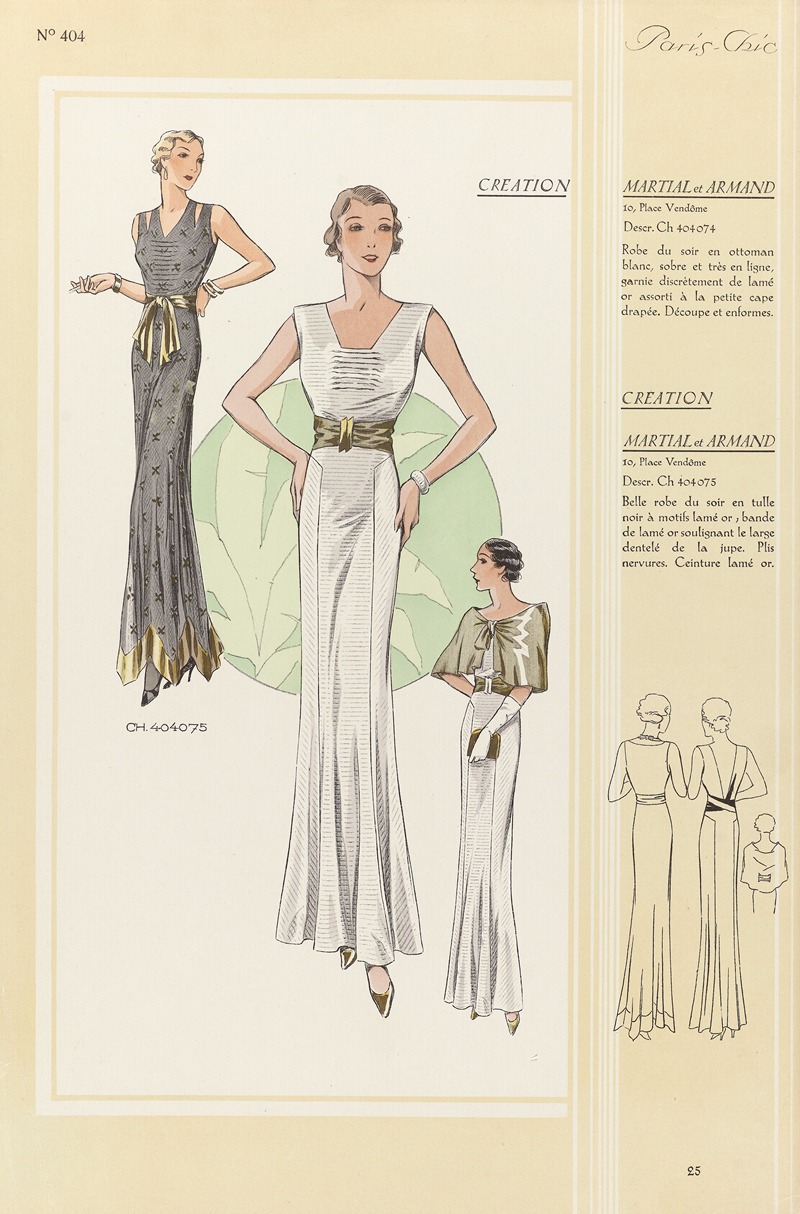 Anonymous - Paris Chic – Creation Martial et Armand