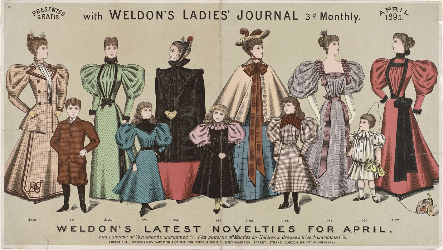 Anonymous - Weldon’s Ladies’Journal, april