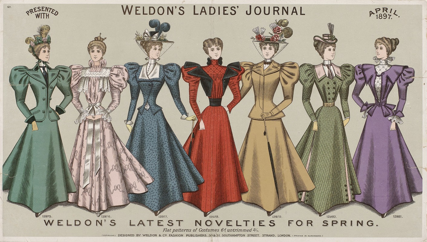 Anonymous - Weldon’s Ladies’Journal, april
