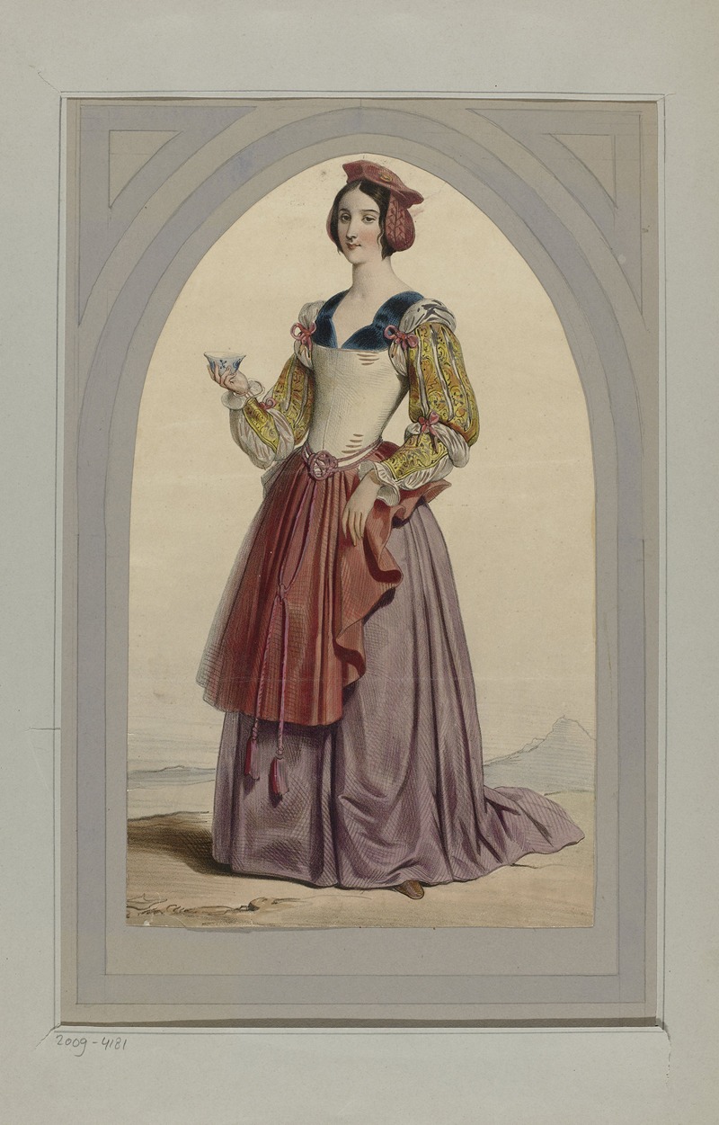 Anonymous - Woman in Renaissance costume