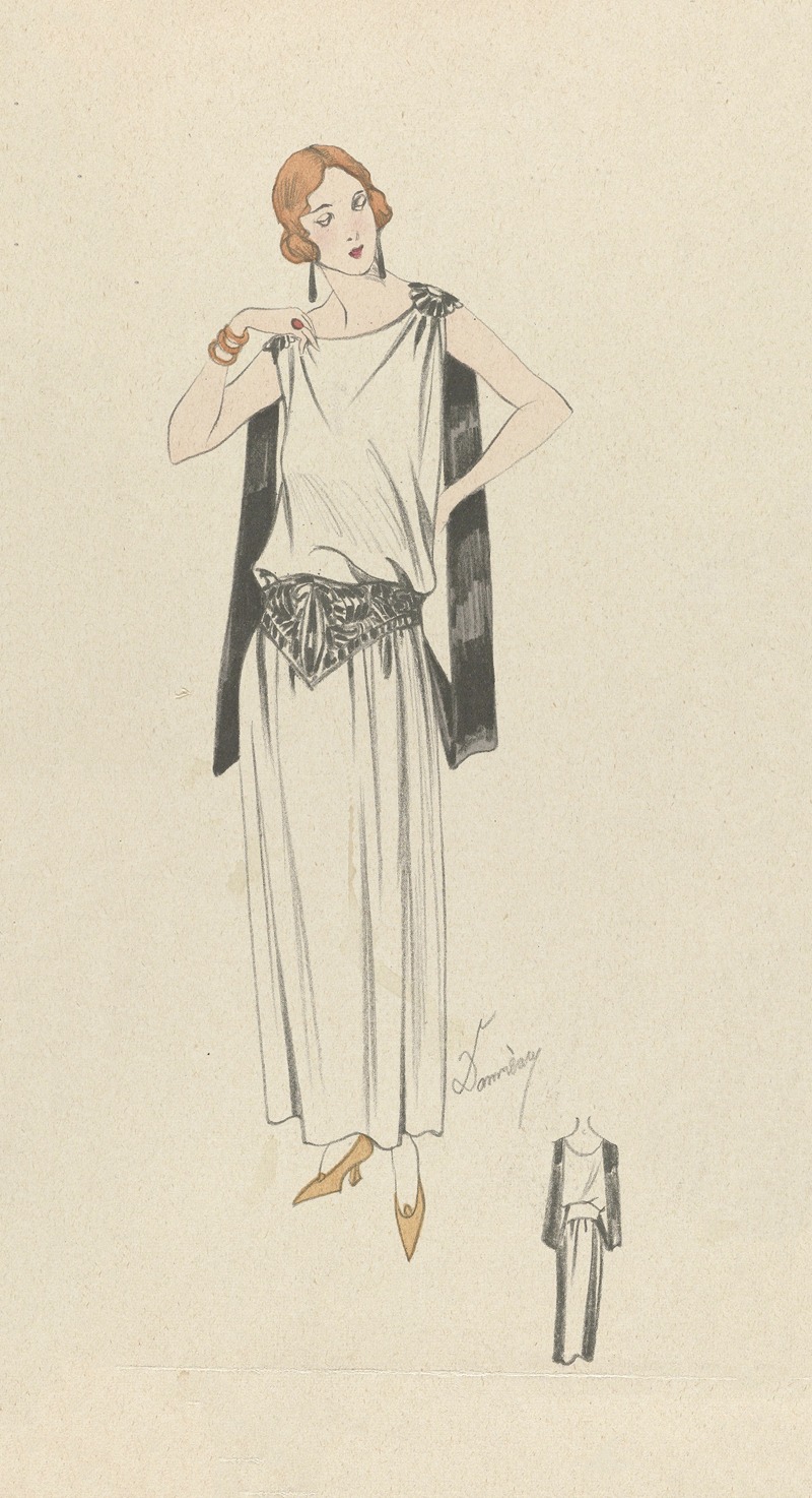 Anonymous - Woman in White Dress