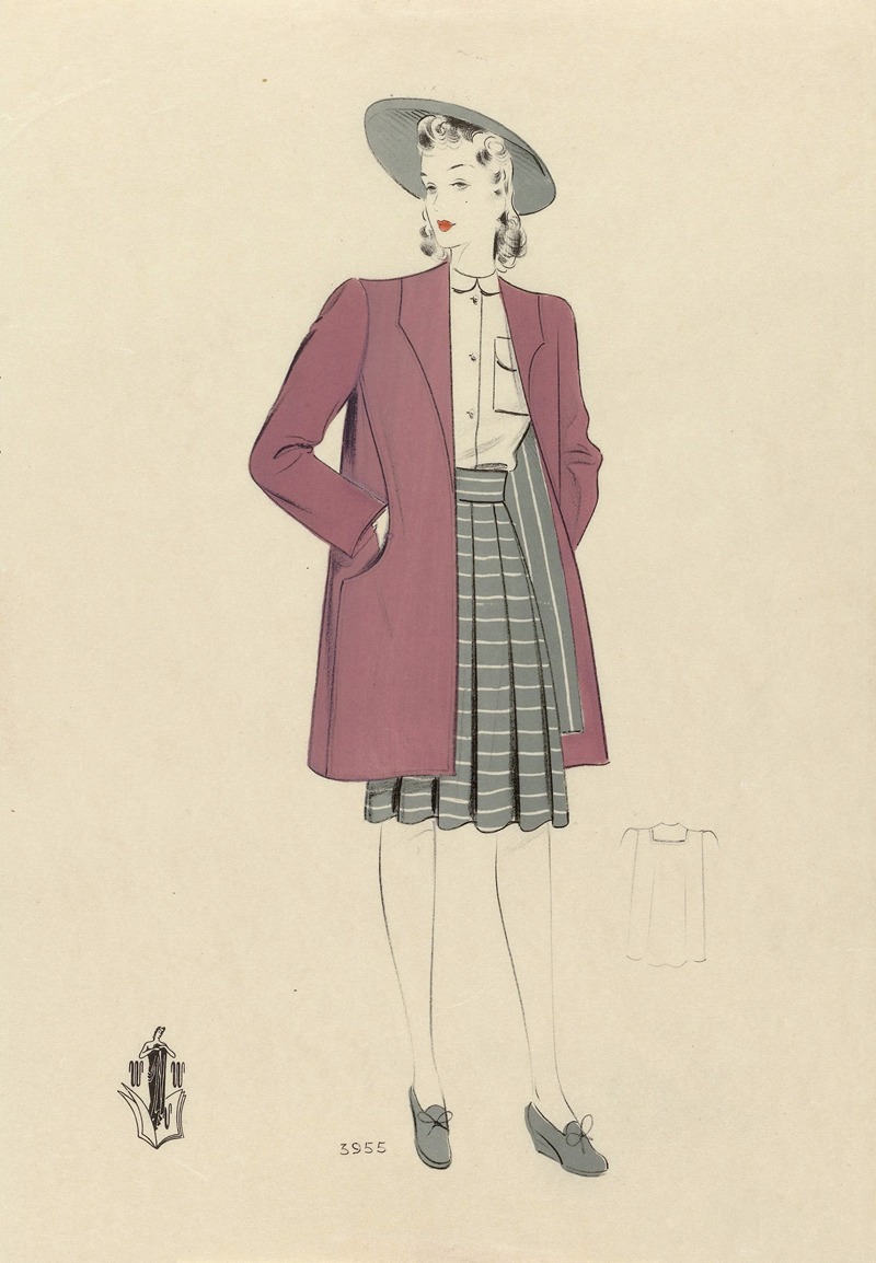Anonymous - Woman with a Pink Coat