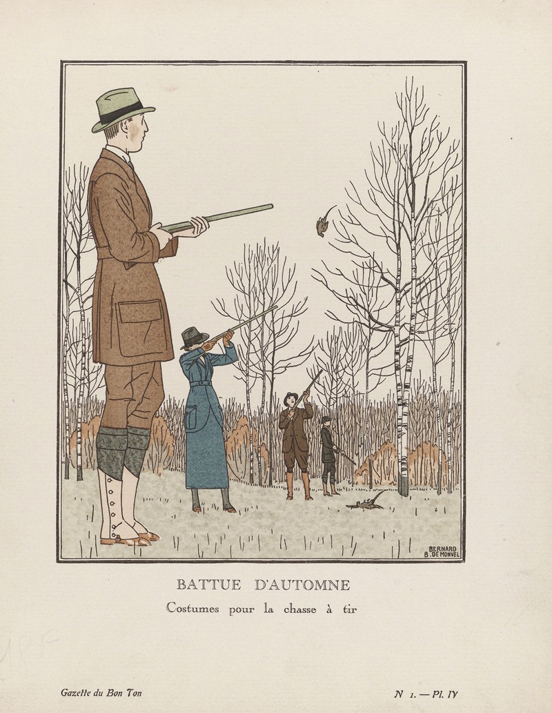Bernard Boutet de Monvel - Battue d’automn