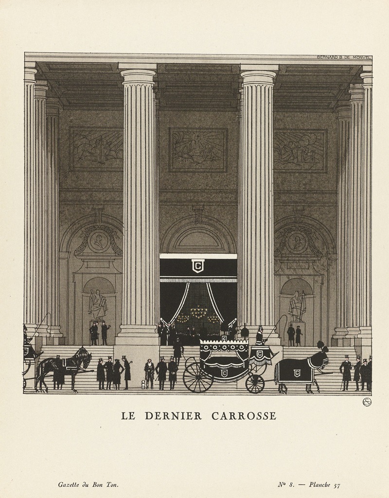 Bernard Boutet de Monvel - Gazette du Bon Ton – Le dernier carrosse
