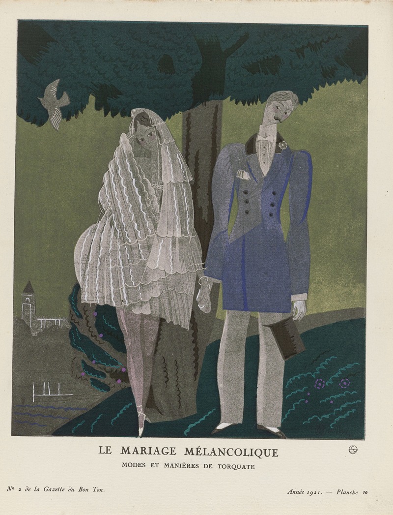 Charles Martin - Le mariage mélancolique Modes et Manières de Torquate