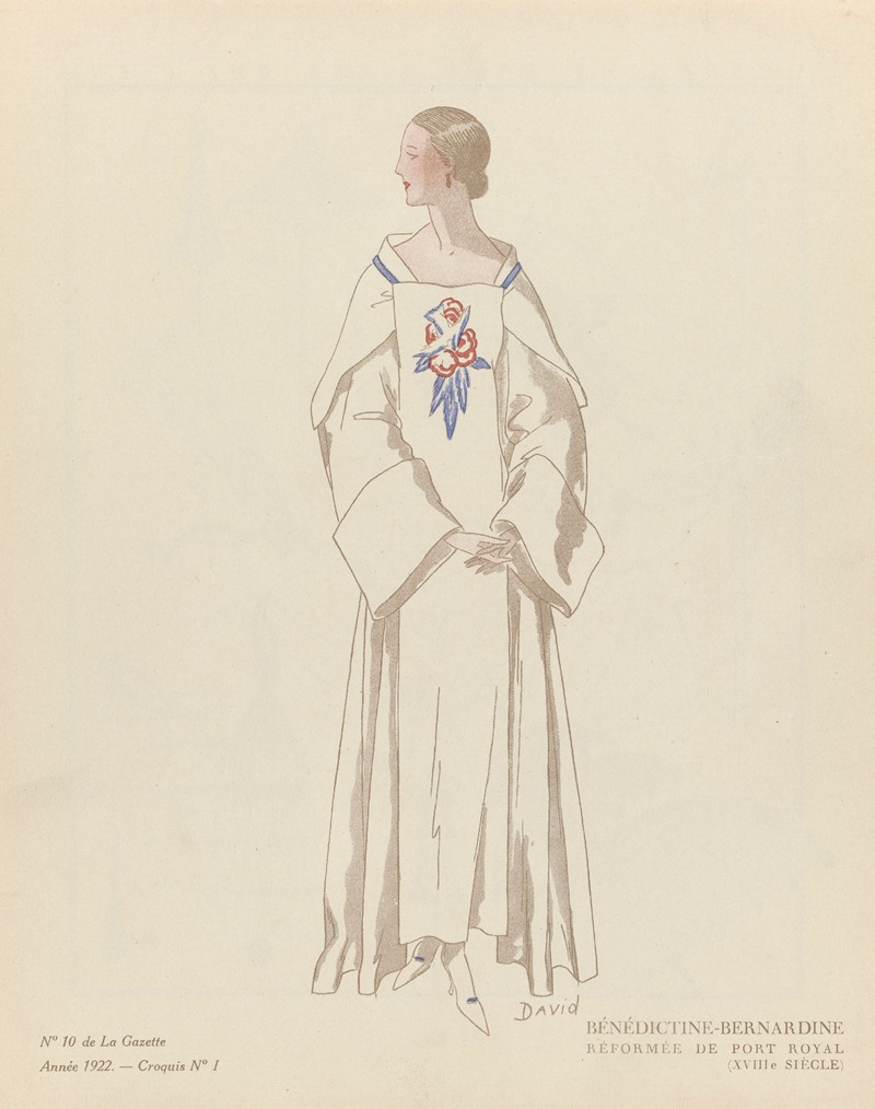 David - Bénédictine-Bernardine, Réformée de Port Royal, (XVIIIe siècle)