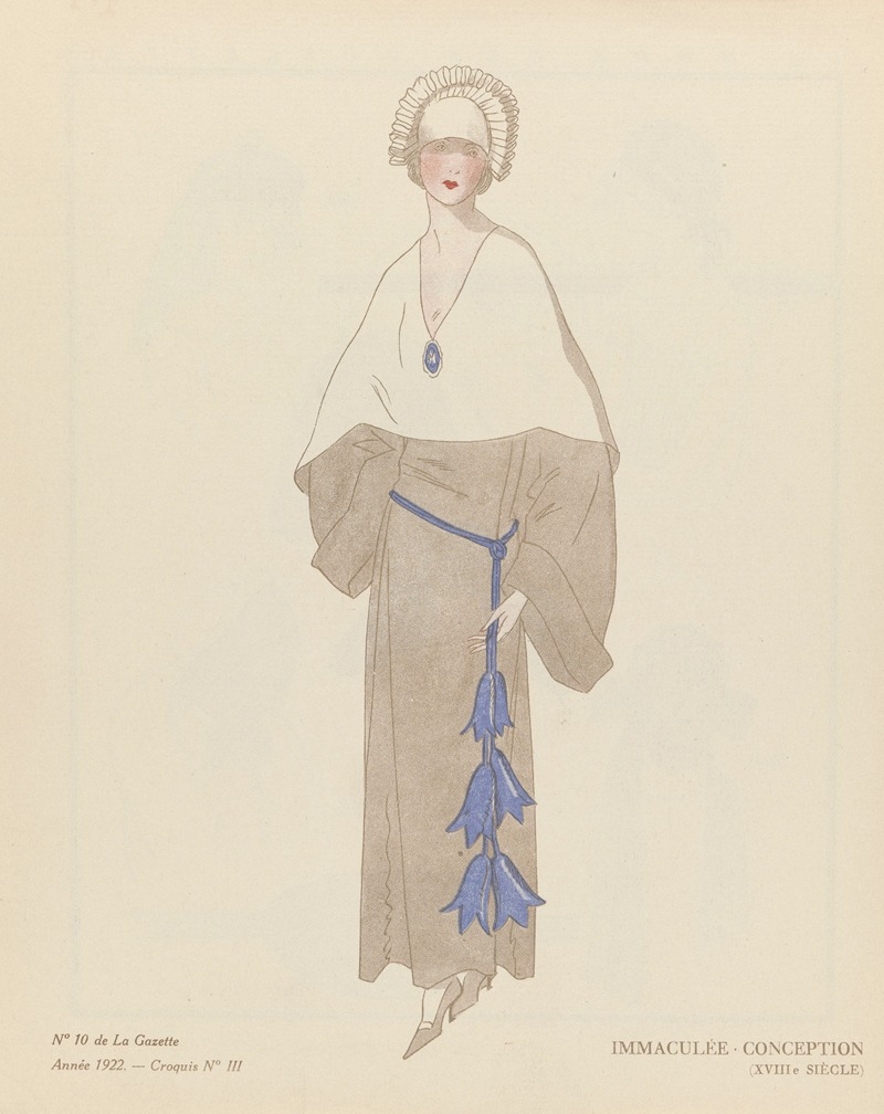 David - Gazette du Bon Ton – Immaculée conception, (XVIIIe siècle)
