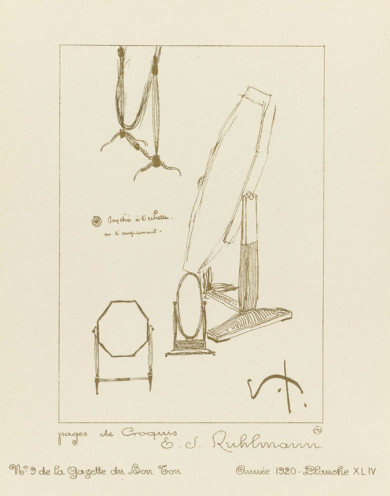 Émile-Jacques Ruhlmann - Meubels en interieur