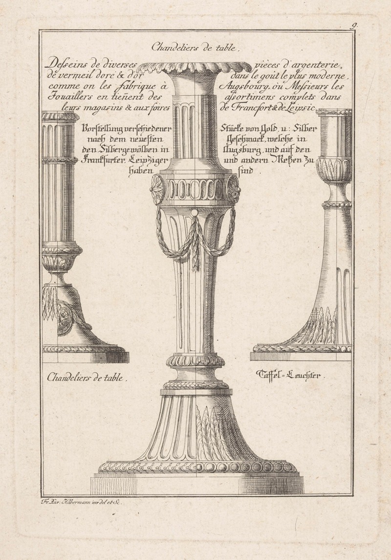 Franz Xaver Habermann - Candlesticks