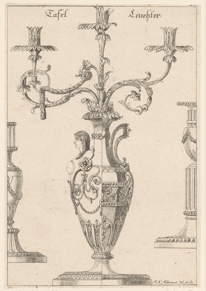 Franz Xaver Habermann - Candlesticks and girandole