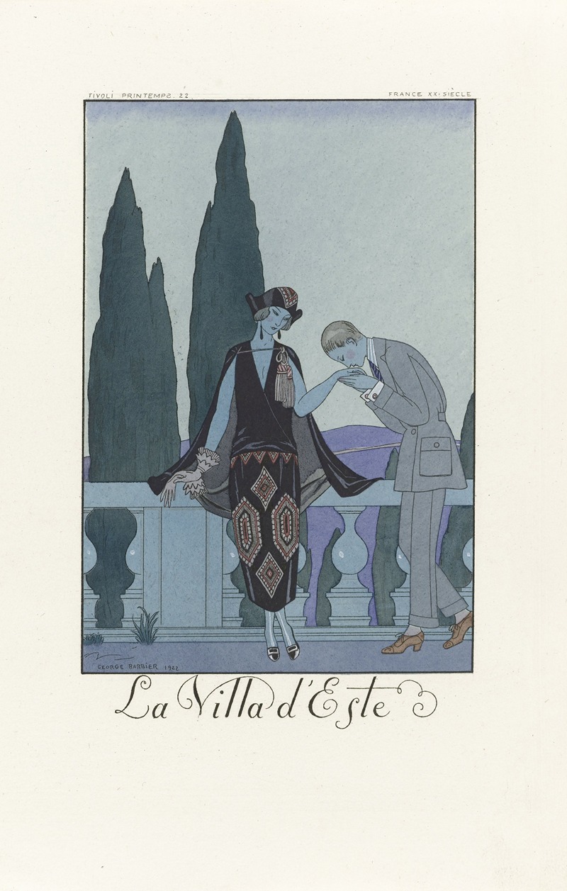 George Barbier - La Villa d’Este