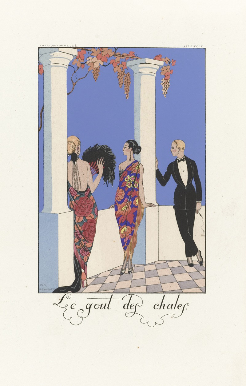 George Barbier - Le gout des chales