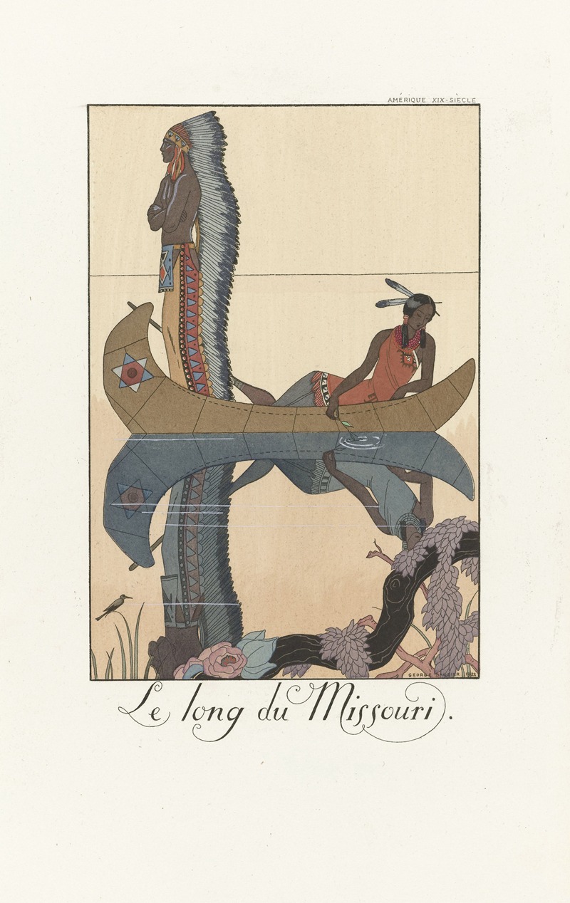 George Barbier - Le long du Missouri