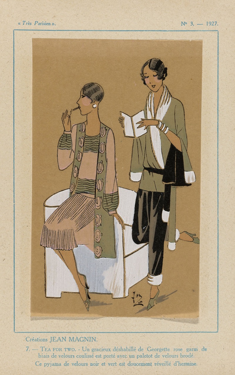 G-P. Joumard - Créations Jean Magnin.- Tea For Two