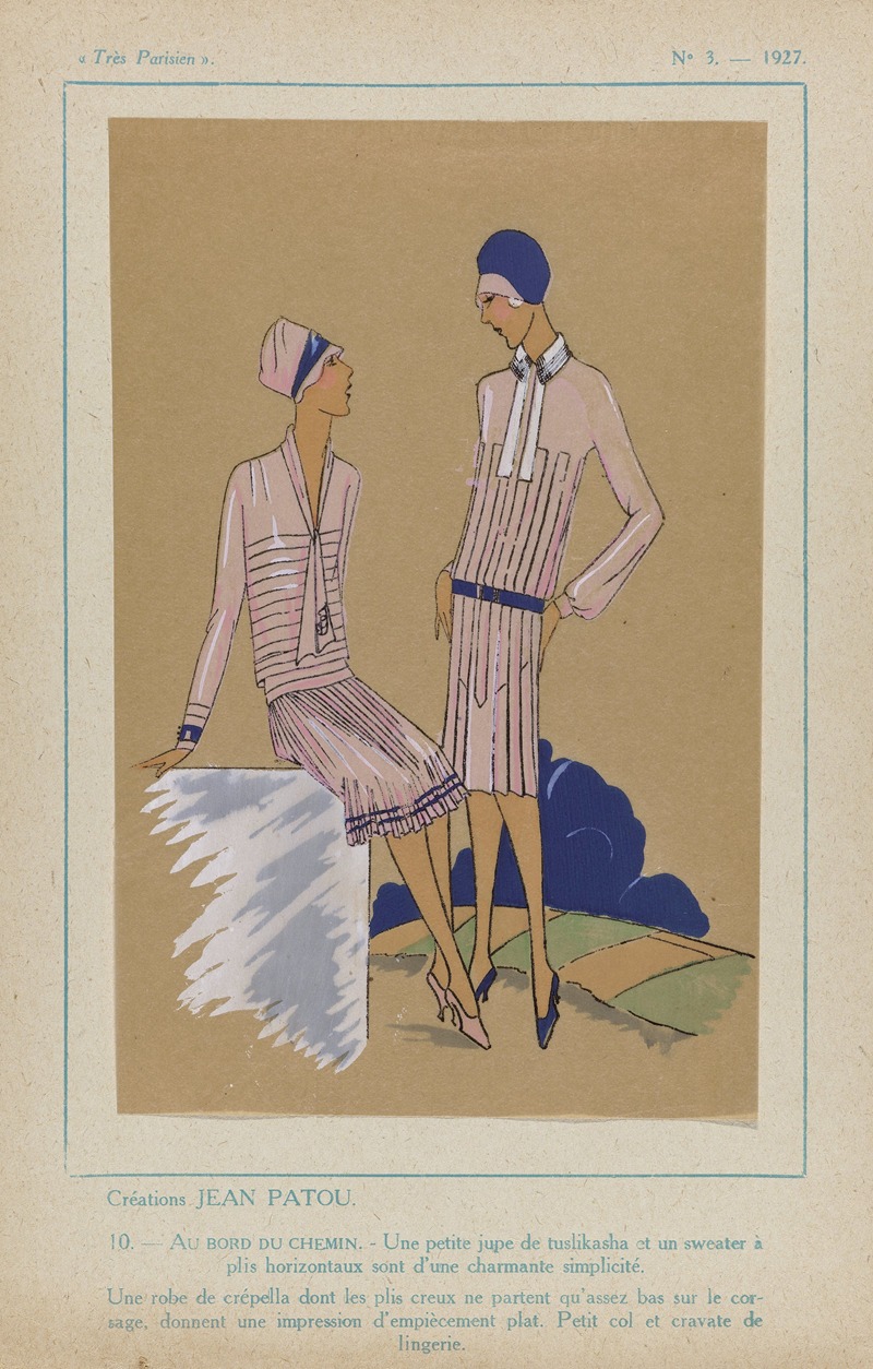 G-P. Joumard - Créations Jean Patou. Au Bord Du Chemin