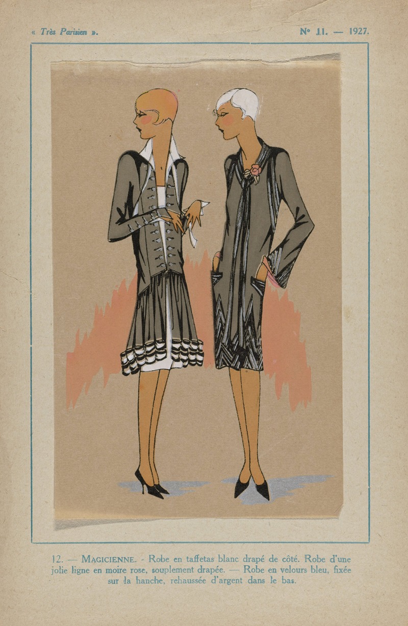 G-P. Joumard - Magicienne.-Robe En Taffetas