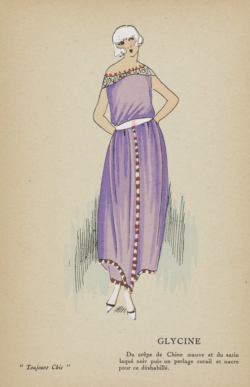 G-P. Joumard - Toujours Chic, Les Deshabillés – Glycine