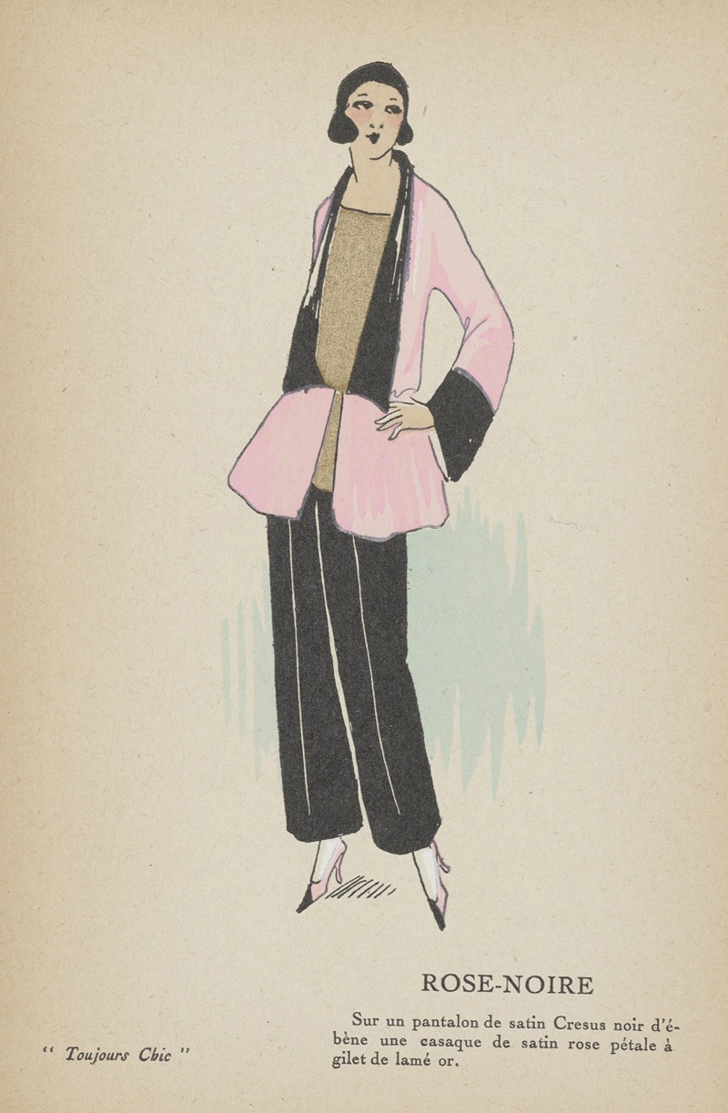 G-P. Joumard - Toujours Chic, Les Deshabillés – Rose-noir