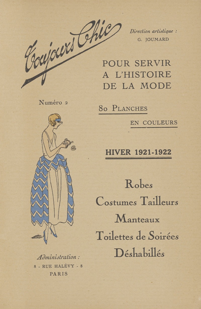 G-P. Joumard - Toujours Chic, Toilettes de Soirées – Title