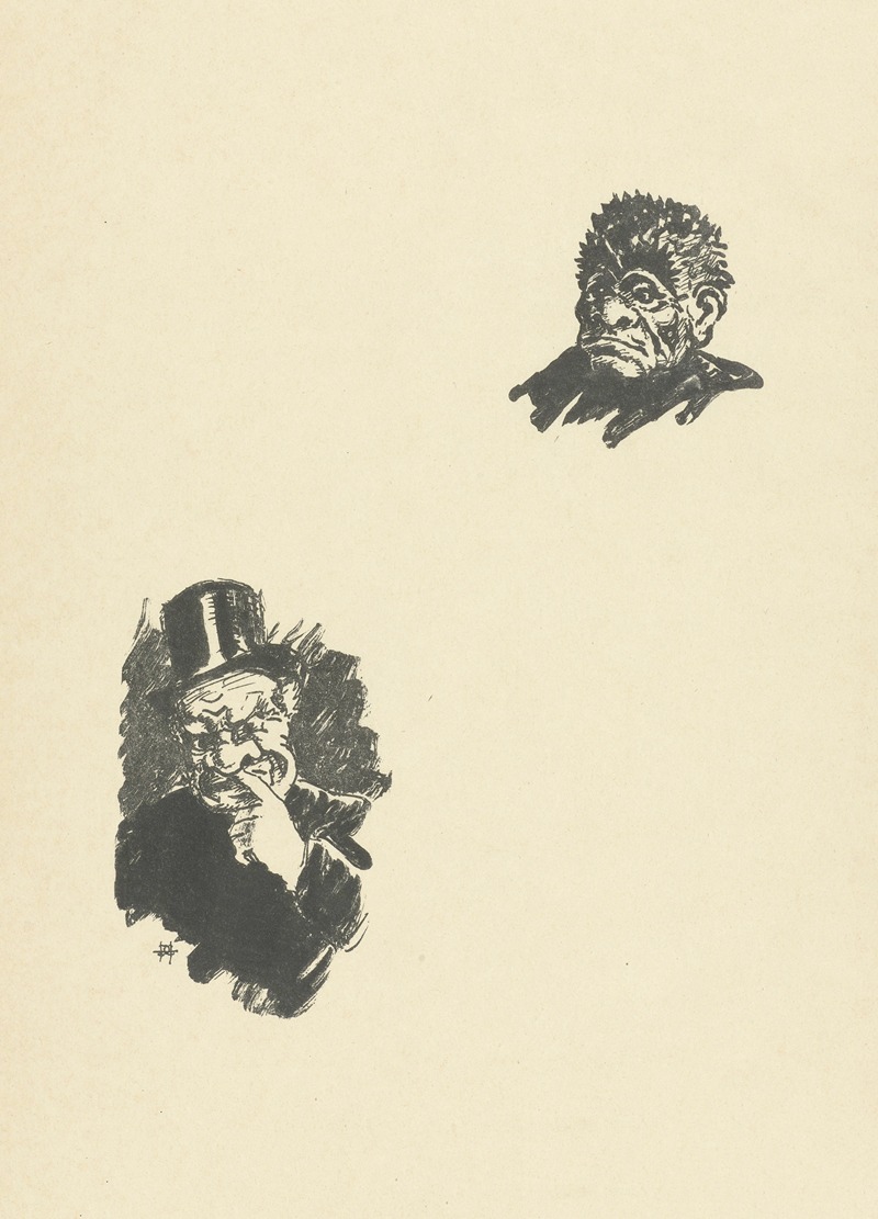 Henri-Charles Guérard - Deux croquis