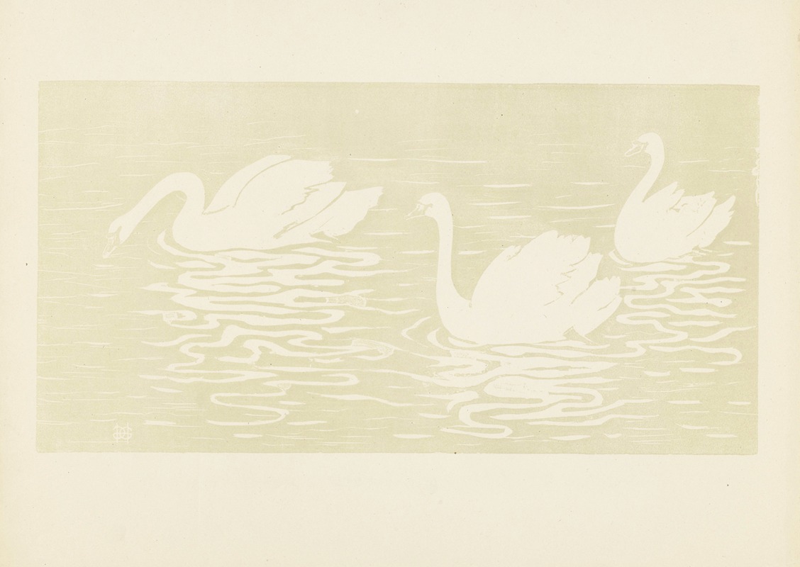 Henri-Charles Guérard - Les Cygnes