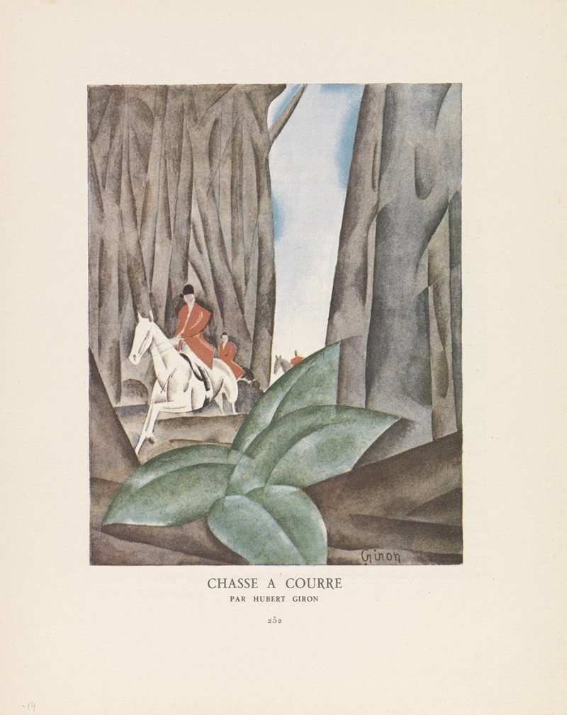 Hubert Giron - Chasse a Courre