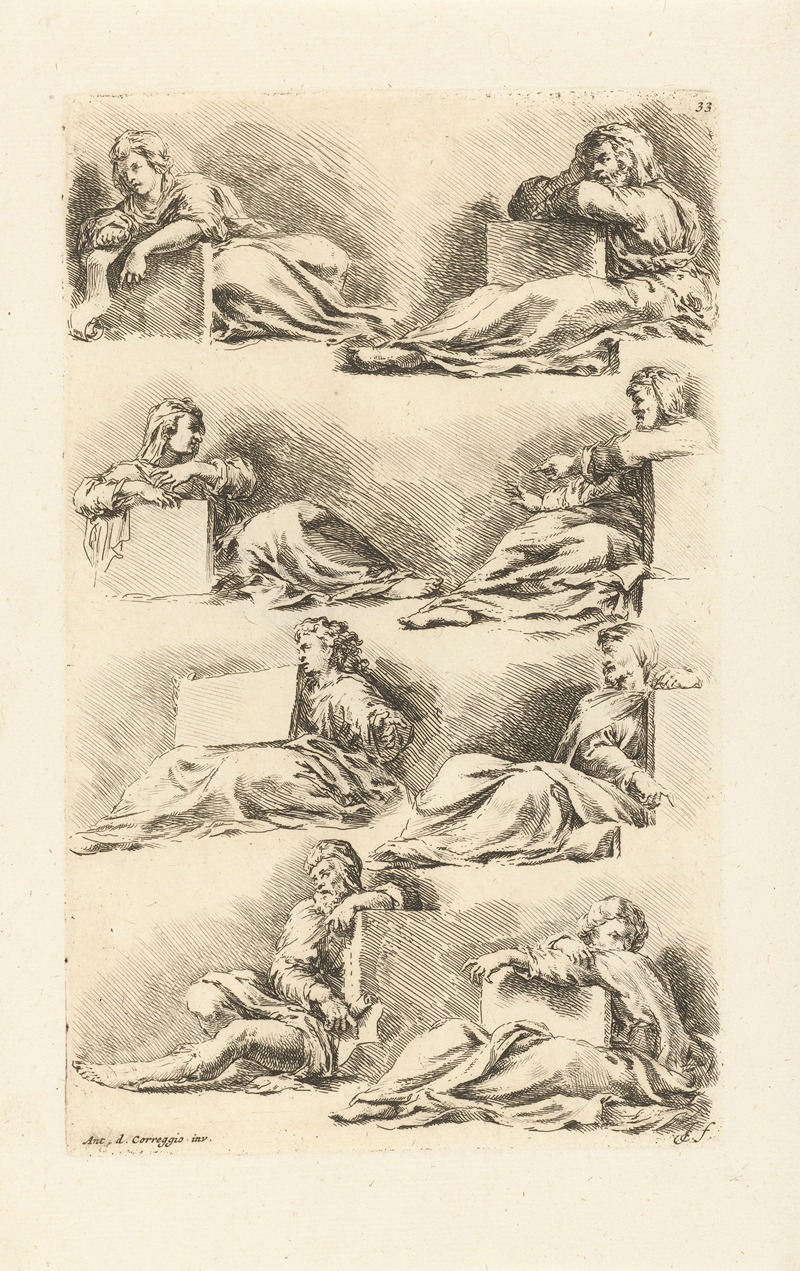 Jan de Bisschop - Eight prophets and sibyls