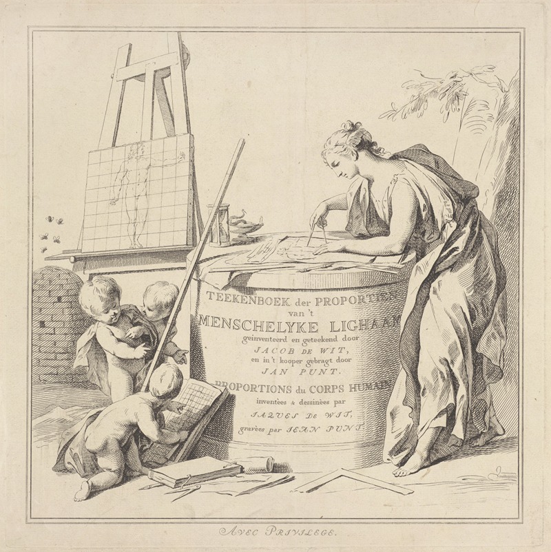 Jan Punt - Proportions du Corps Humain – title page