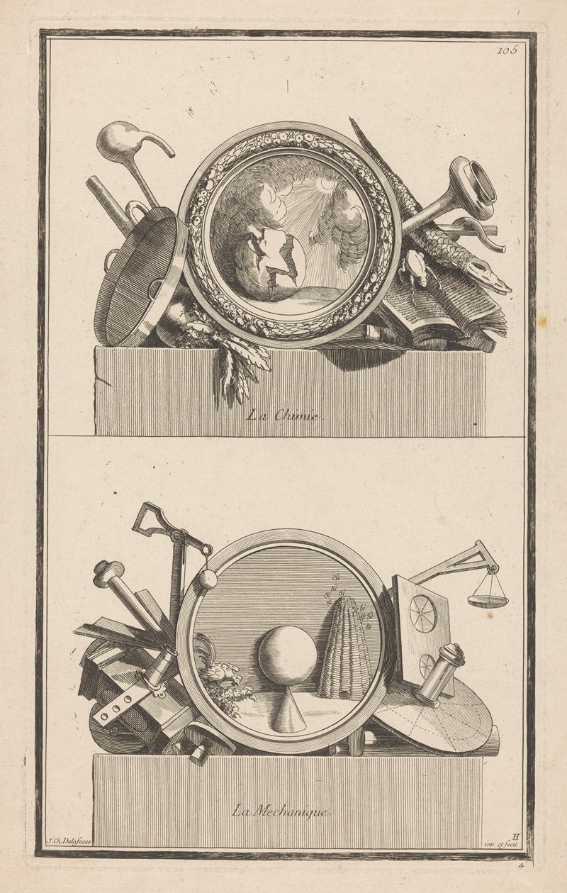 Jean-Charles Delafosse - La Chimie, La Mechanique