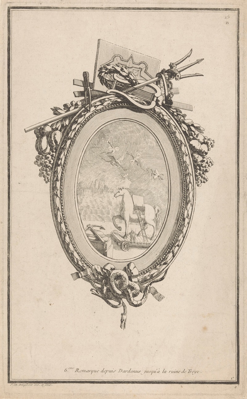 Jean-Charles Delafosse - 6eme Remarque depuis Dardanus jusqu’à la ruine de Troye
