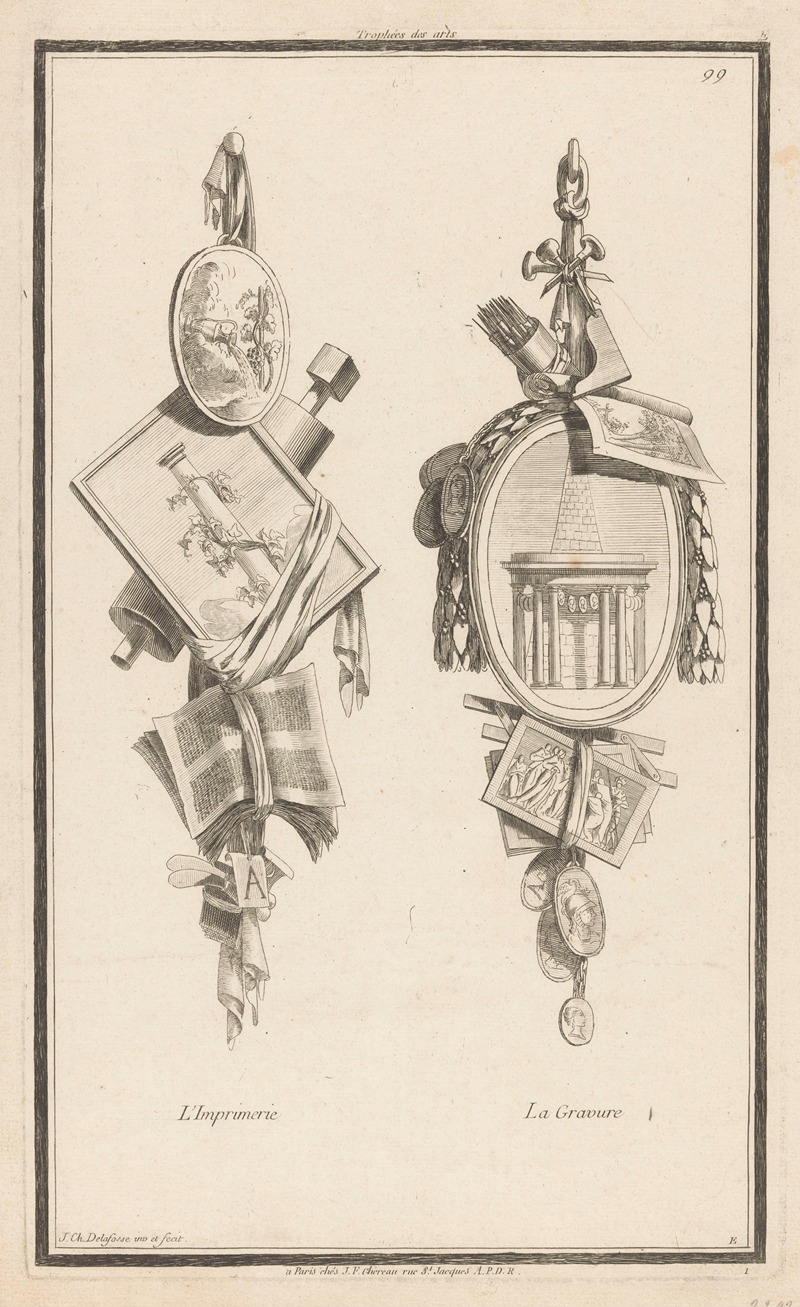 Jean-Charles Delafosse - L’Imprimerie, La Gravure