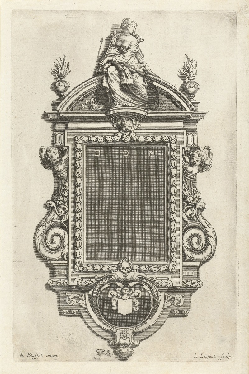 Jean Lenfant - Epitaph with woman