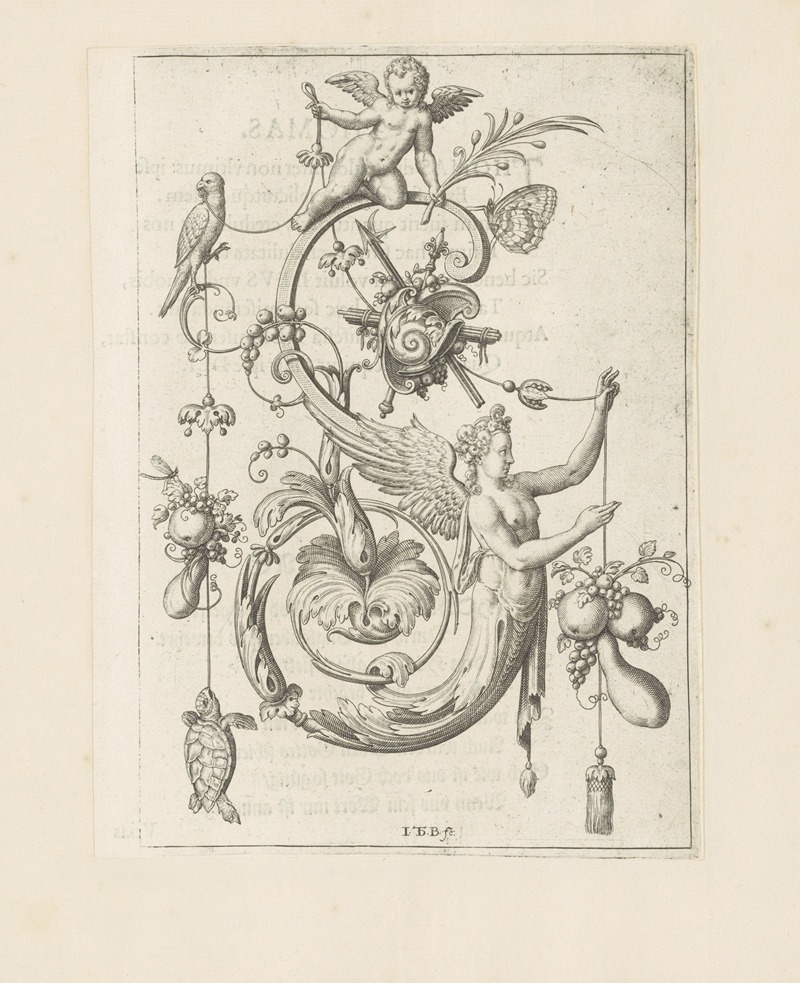 Johann Theodor de Bry - Letter S of Solomon