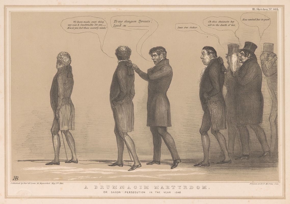John Doyle - A Brummagim martyrdom. Or Saxon persecution in the year 1846