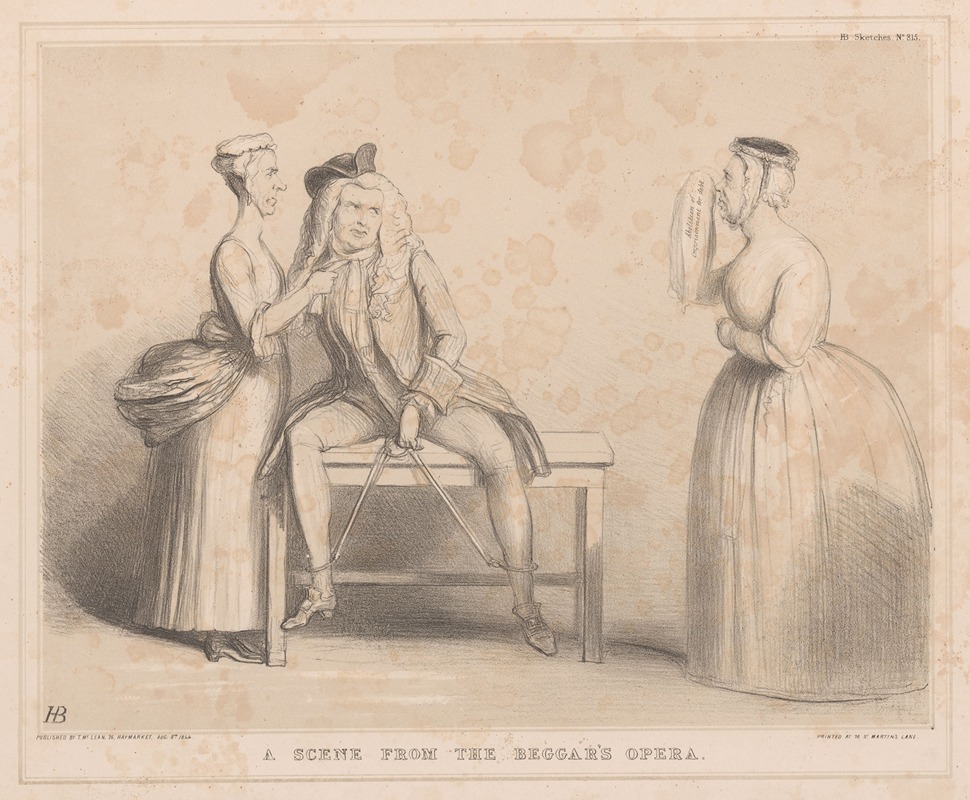 John Doyle - A Scene from the Beggar’s Opera