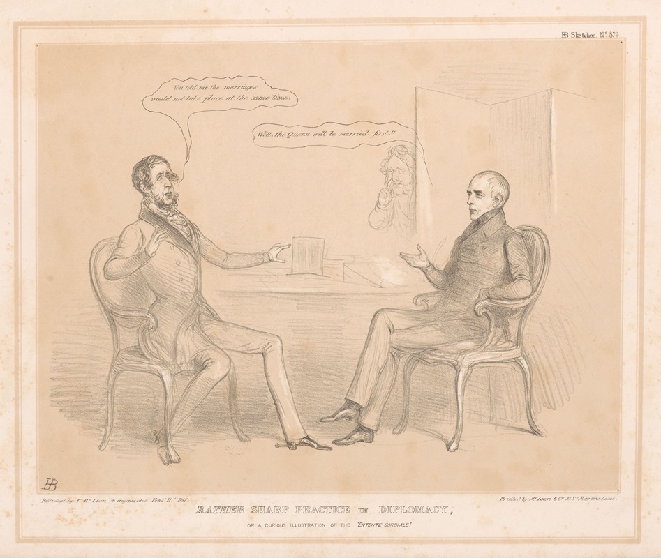 John Doyle - Rather sharp practice in diplomacy, Or a curious illustration of the ‘Entente Cordiale’