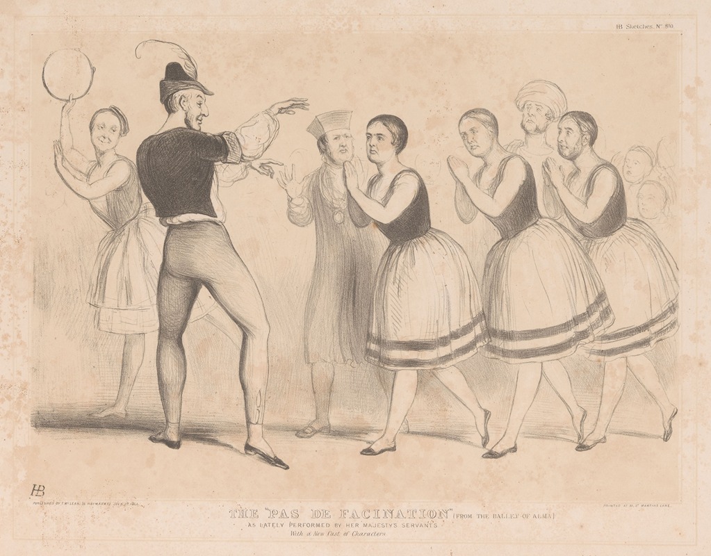 John Doyle - The ‘pas de facination’ (from the ballet of Alma) As lately performed by Her Majesty’s servants