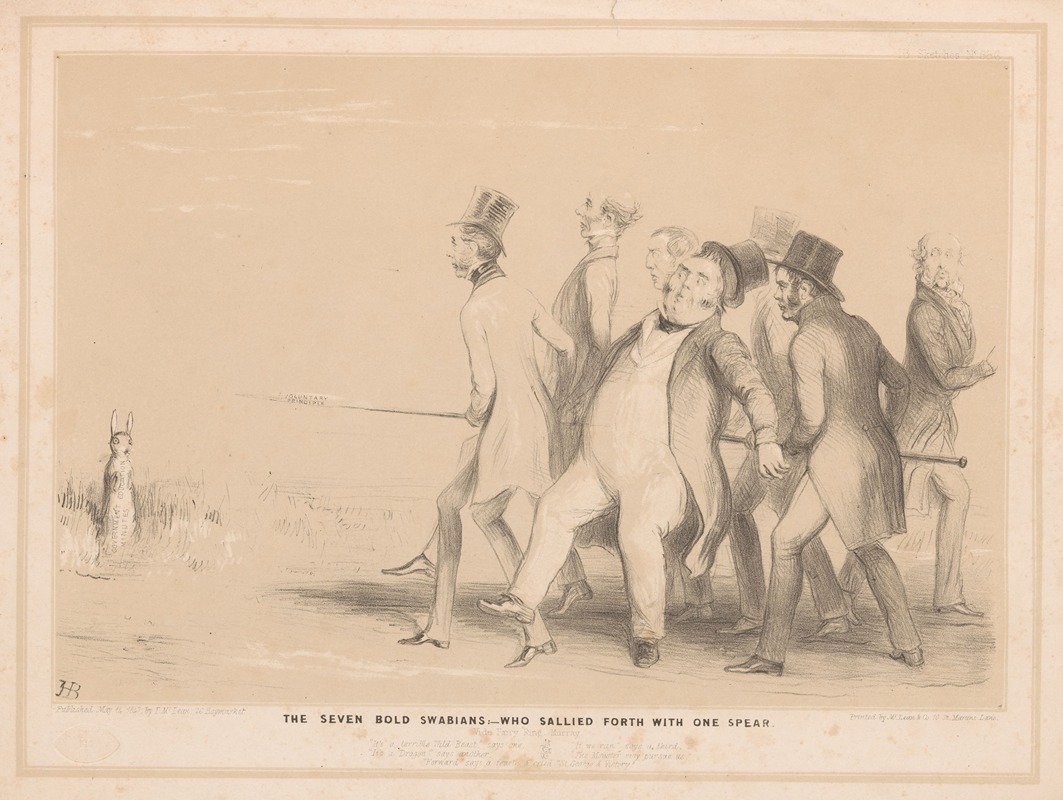 John Doyle - The seven bold Swabians; – who sallied forth with one spear