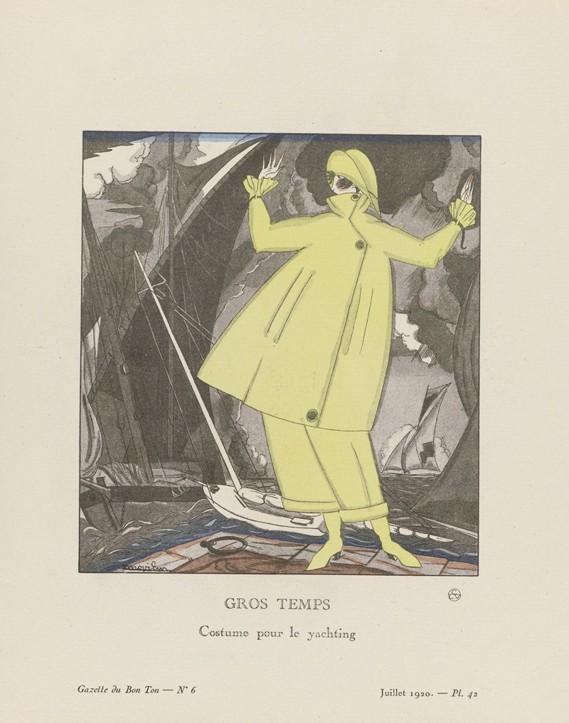 José Zinoview - Gros temps Costume pour le yachting